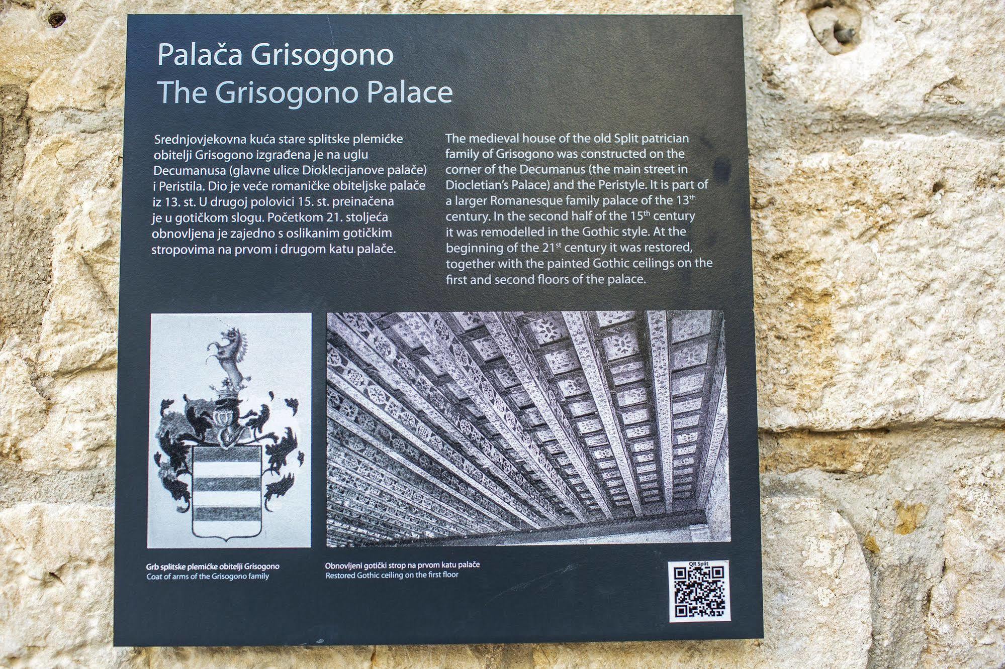 Grisogono Palace Heritage Residence Split Exterior photo